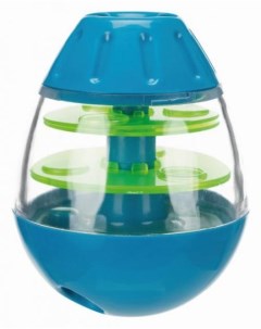 Развивающая игрушка для собак Roly poly Snack egg зеленый голубой 8 см Trixie