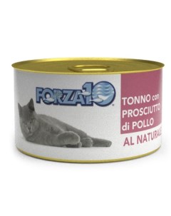 Консервы для кошек Al Naturale Тунец с куриной ветчиной 24 шт по 75 г Forza10