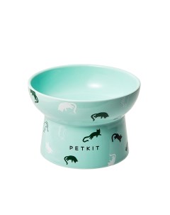 Керамическая миска для кошек и собак зеленый Petkit