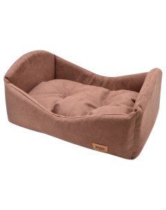 Лежанка кроватка для кошек Classic коричневая 50х35х23 см Zooexpress