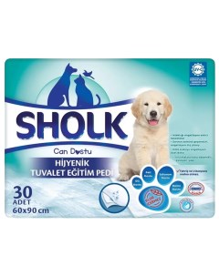 Пеленки для животных для приучения к туалету 90 х 60 см 30 шт Sholk