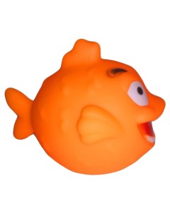 Игрушка для животных Рыбка цвет оранжевый Nobrand