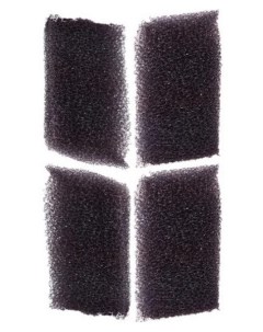 Губка для внутреннего фильтра для IN 800 1000 активированный уголь поролон 4шт 44г Tetra