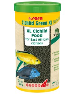 Корм для рыб CICHLID GREEN XL гранулы 1 л Sera