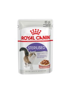 Влажный корм для кошек Sterilised 5 шт по 85 г и Instinctive 5 шт по 85 г Royal canin
