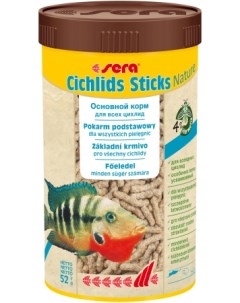 Корм для рыб CICHLIDs Sticks палочки 250 мл Sera