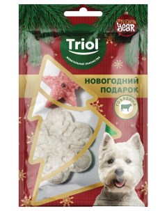 Лакомство для собак New Year Подарок снеговика 9 шт по 65 г Триол