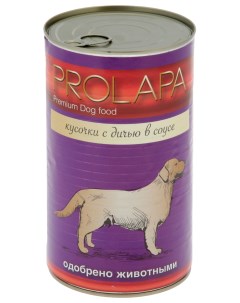 Консервы для собак Premium дичь в соусе 850 г Prolapa