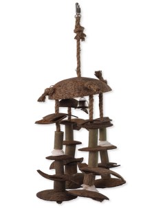 Игрушка для птиц деревянная с колокольчиком 60 x 20 см Epic pet