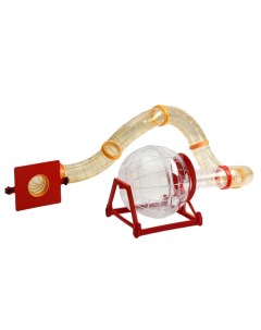 Игрушка для грызунов Лабиринт переход и шар 7 элементов диаметр 6 см Nobrand