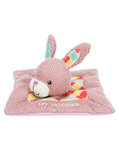 Мягкая игрушка для кошек Милый кролик полиэстер розовый 13 см Trixie