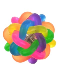 Мяч для кошек bright светящийся сизаль разноцветный 7 см Chomper