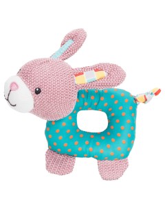 Мягкая игрушка для собак Кролик розовый голубой 16 см Trixie