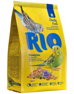 Сухой корм для волнистых попугаев BUDGIES 4 шт по 1 кг Rio