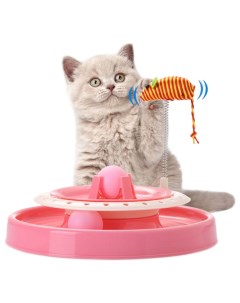 Игрушка трек для кошек Cat Scratch Pan с двумя мячиками Ripoma
