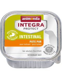 Консервы для собак Integra Protect Intestinal болезни ЖКТ индейка 11шт по 150г Animonda