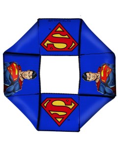 Игрушка для собак Фрисби Супермен мягкая с пищалкой синий Buckle-down