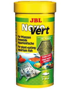 Корм для растительноядных аквариумных рыбок NovoVert хлопья 250 мл Jbl