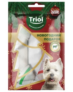 Лакомство для собак New Year Подарочные косточки 8 шт по 60 г Триол