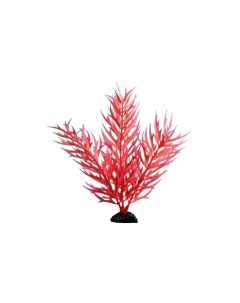 Растение искусственное аквариумное светящееся 20 см красное Пижон аква