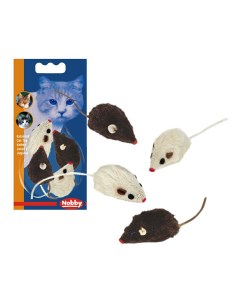 Фигурка для кошек Мышка с погремушкой Nobby