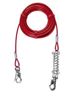 Поводок для собак Tie Out Cable 5 м красный 15938 Trixie