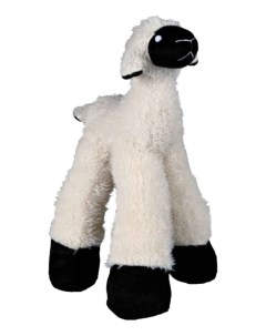 Мягкая игрушка для собак Овца длинноногая белый черный 30 см Trixie