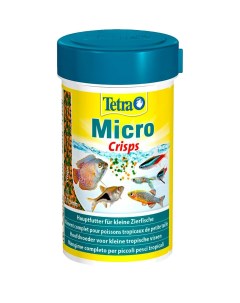 MICRO CRISPS кормчипсы для мелких тропических рыб мелкие чипсы 100 мл х 2 шт Tetra