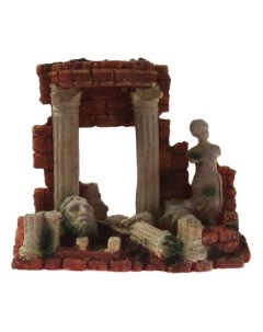 Грот для аквариума Римские колонны пластик 14 5х12х7 5 см Home-fish