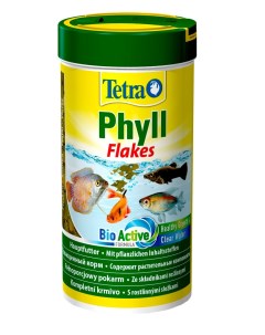 Корм хлопья для травоядных рыб TETRА PHYLL FLAKES 250 мл х 2 шт Tetra