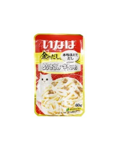 Влажный корм для кошек Ciao Toromi куриное филе сговядиной 12шт по 60г Inaba