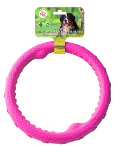 Игрушка для собак Кольцо плавающее розовый 24 5 см Зооник