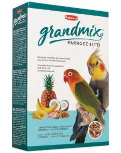 Сухой корм для средних попугаев GRANDMIX PARROCCHETTI 4 шт по 850 г Padovan