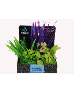 Искусственное растение для аквариума M623 композиция из пластиковых растений 15см Prime