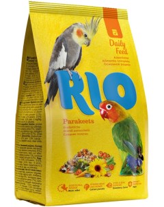 Сухой корм для средних попугаев PARAKEETS 4 шт по 1 кг Rio