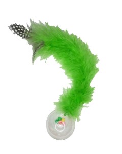 Игрушка шарик для собак с длинным хвостом зеленая Ripoma