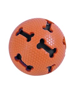 Игрушка для собак Мяч пищалка оранжевый Uniglodis