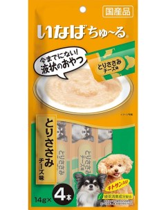 Лакомство для собак Churu куриное филе со вкусом сыра 48шт по 4 14г Inaba