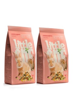 Сухой корм для кроликов JUNIOR RABBITS 2шт по 900г Little one