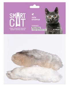 Лакомство для кошек кроличьи лапы 2 шт по 70 г Smart cat