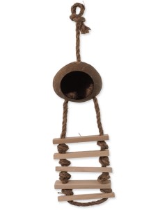Игрушка для птиц Домик с лестницей 45 см Epic pet