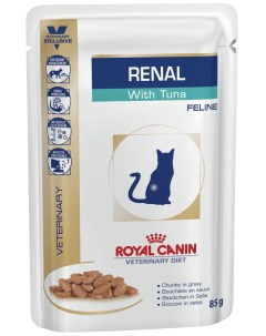 Влажный корм для кошек Vet Diet Renal тунец 85г Royal canin