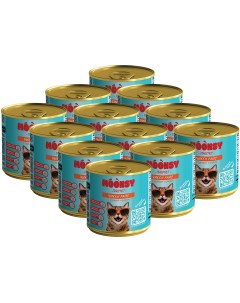 Консервы для кошек Чикен Райс паштет с курицей и рисом 12 шт по 260 г Moonsy