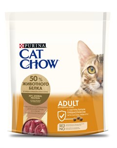Сухой корм для кошек Adult утка 0 4кг Cat chow