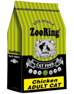 Сухой корм для кошек курица 1 5 кг Zooring
