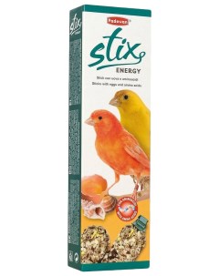 Лакомство для птиц Stix Energy Canarini палочки с яйцом и ракушечником 2 х 40 г Padovan