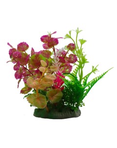 Искусственное растение для аквариума Кустик 00116710 7х12 см Ripoma