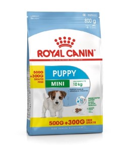 Сухой корм для щенков Puppy Mini птица рис 0 8кг Royal canin