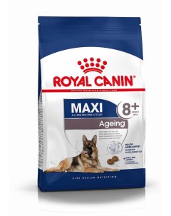 Сухой корм для собак Ageing 8 Maxi для пожилых крупных пород птица 15кг Royal canin