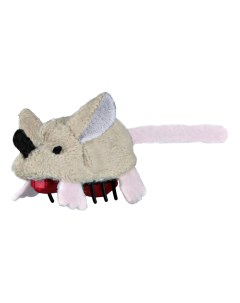 Заводная игрушка для кошек Бегающая Мышь плюш в ассортименте 5 5 см Trixie